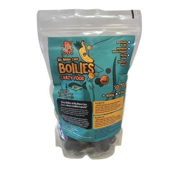 Boilies Big mama carp Hotové boilies Crazy Food Monster Squid 20 mm 800 g