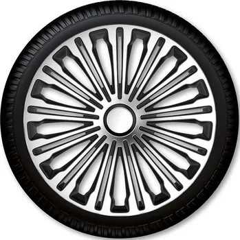 Poklice na kolo GÓRECKI Racing4 Volante Silver Black 4 ks