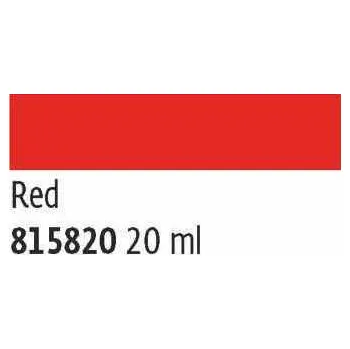Speciální výtvarná barva Kontura na hedvábí Javana 20ml – 5820 Red (Kontura na hedvábí Javana 20ml – 5820 Red)
