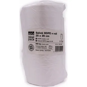 Sáček na potraviny Mikroténový sáček 25 x 35 cm/500 ks/role