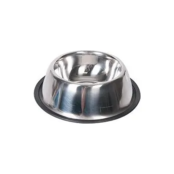 Miska pro psa Karlie Nerezová miska s gumovým okrajem 13cm 450ml