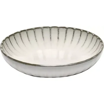 Talíř Talíř hluboký s obrubou SERAX Inku S 19 cm, bílá