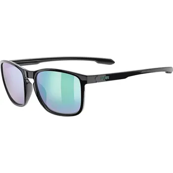cyklistické brýle UVEX brýle LGL 52 Black/Mirror Green