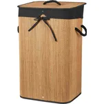 EXCELLENT HOUSEWARE Koš na prádlo bambus 40x30x60 cm hnědá/černá KO-KR9000070