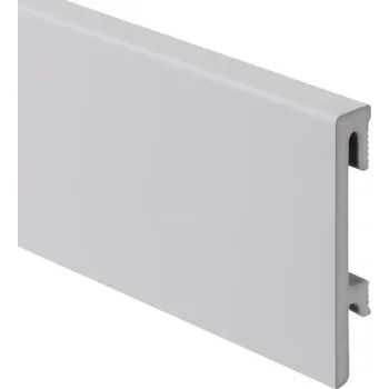 soklová lišta SALAG Soklová lišta BRAVO Šedá RAL 7047 80 mm 2,4 m