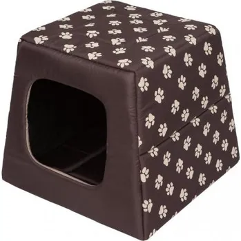 Pelíšek pro psa Pyramida pro psa Reedog 2v1 Brown Paws - S Brown Paws S