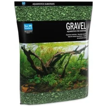 Dekorace do akvária Písek Aqua Excellent olivově zelená 3-6mm 3kg