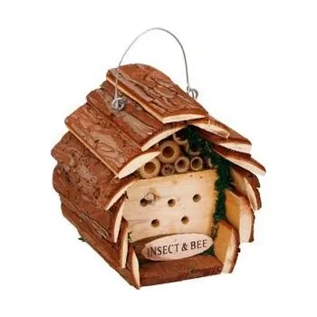 Dekorace do terária Hotel pro hmyz dřevěný 14x14x16cm