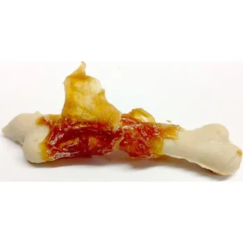 Krmivo pro psa Kost kalciová měkká obalená kuřecím masem