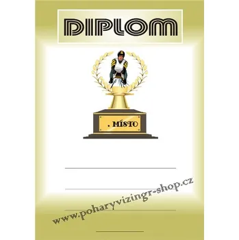 VIZINGR Saně diplom A4 č.17
