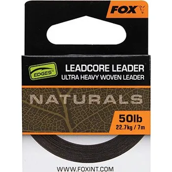 FOX - Olověná šňůrka Naturals leadcore leader 50lb/22,7kg, 7m