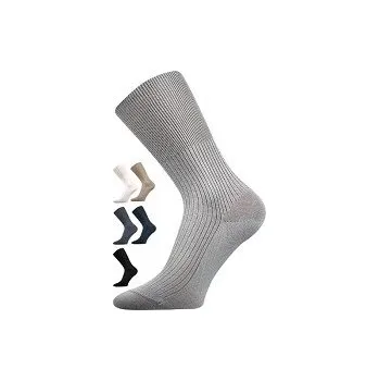 VoXX Boma Lonka Litex+Lonka ZDRAVAN 100% bavlněné ponožky - balení 3 páry, Lonka ZDRAVAN 100% bavlněné ponožky - balení 3 páry, Lonka, 118783 šedá 43-45 (29-30)