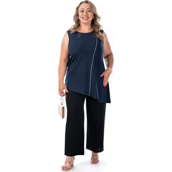 Dámská halenka ELINA 44 Tmavě modrá