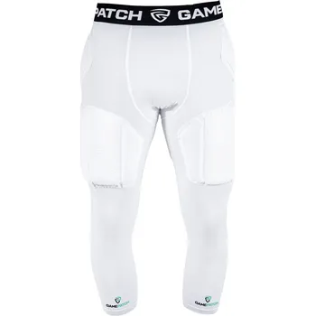 GAMEPATCH PADDED 3/4 TIGHTS PRO+ WHITE Velikost: L