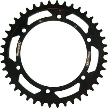 Řetězová sada pro motocykl Řetězová rozeta SUPERSPROX RFE-1512:42-BLK černý 42 zubů, 520