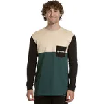 tričko Meatfly Harvey Pocket LS - Sand/Botanical M