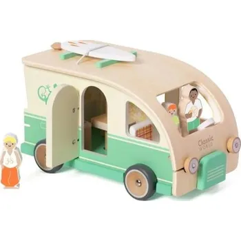 Dřevěná hračka Karavan vkládačka, dřevěný, 26x16x15cm