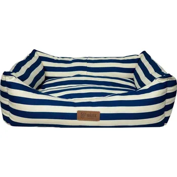 Pelíšek pro psa HPF Pelech MAKARON S - VR08 proužek modrý modrý proužek S