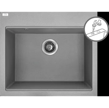 Granitový dřez Kuchinox Dřez Tau - granitový jednodřezový 60 šedý