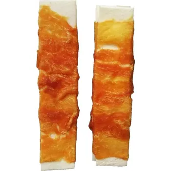 Krmivo pro psa Plátky buvolí obalené kuřecím masem JUKO Snacks 15 cm (10 ks)