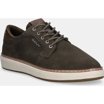 Pánské tenisky Semišové tenisky Gant Wenprep pánské, hnědá barva, 31633032 88X, EUR 46