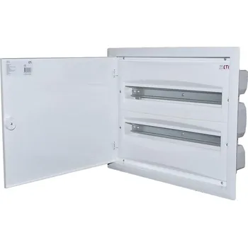 Rozvaděč ETI Rozvodnice pod omítku ERP24-2 - Bílé kovové dveře