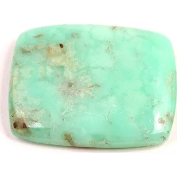 Přírodní kámen Kabošon Chrysopras č.5521 (37x30x7mm)