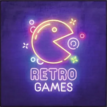 Koberec Kusový koberec SoleVito Gaming Pac-Man 100x100 cm