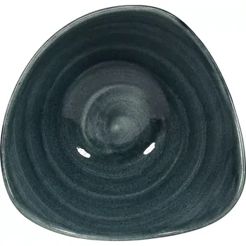 Talíř Talíř hluboký Churchill Stonecast Rustical teal 15,3 cm, trojúhelníkový