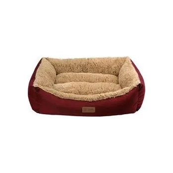 Pelíšek pro psa Pelech HPF JellyBean L vínový/krémový 78x60x22cm