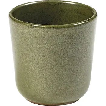 Hrnek bez ucha SERAX Surface 90 ml, camo zelená