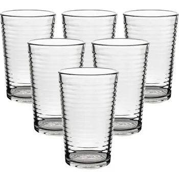 Sklenice Toro Sklenice 210 ml 6 ks pruhy