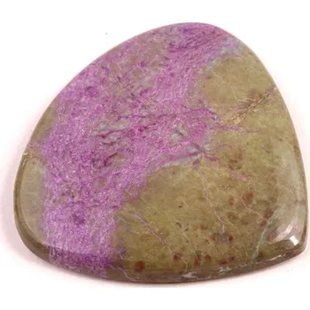 Přírodní kámen Kabošon Stichtit č.5504 (34x32x5mm)