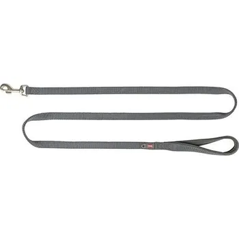 Vodítko pro psa Vodítko PREMIUM extra dlouhé, grafit XS-S: 1,80 m/15 mm