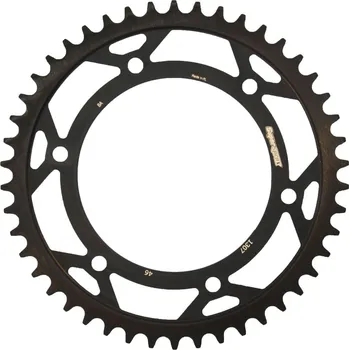 Řetězová sada pro motocykl Řetězová rozeta SUPERSPROX RFE-1307:46-BLK černý 46 zubů, 525