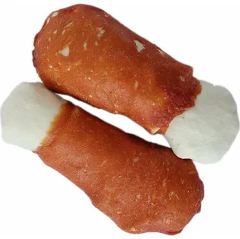 Krmivo pro psa Stehno z bůvolí kůže s kachním masem 2ks-12cm