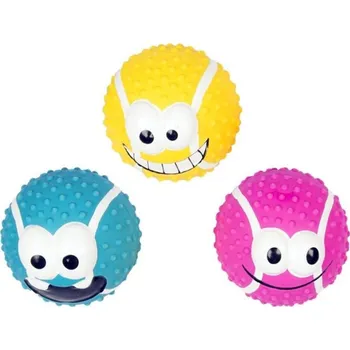 Hračka pro psa Hračka latex míček Smiley mix 10 cm Duvo+