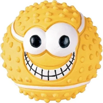 Hračka pro psa Latexový sportovní míč s obličejem 7cm