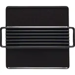 Talíř servírovací Costa Nova Notos 33,7x28,2 cm, černý, s uchy