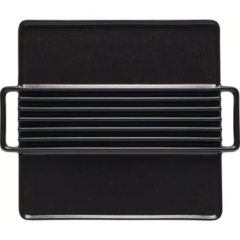 Talíř Talíř servírovací Costa Nova Notos 33,7x28,2 cm, černý, s uchy