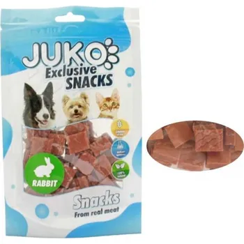 Krmivo pro psa JUKO Snacks Rabit big bites 70 g
