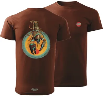 Giants fishing Tričko pánské hnědé Rak|vel. XL