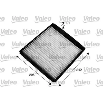 Kabinový filtr Filtr, vzduch v interiéru VALEO 715549
