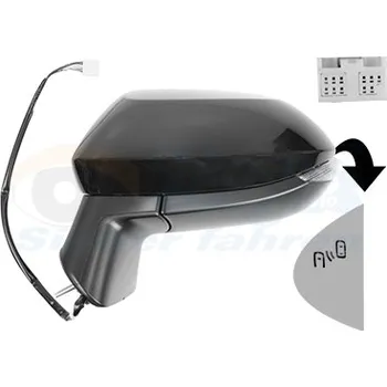 Auto zrcátko Vnější zpětné zrcátko VAN WEZEL 5415827