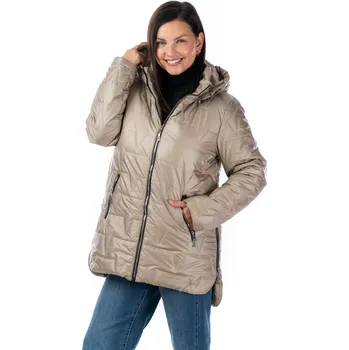 Dámská bunda SKYLER 48 Světle hnědá