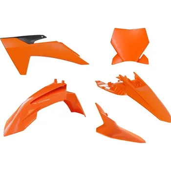 Sada plastů KTM SX 65 '24-'25 (oranžová/černá), RACETECH (RTECH)