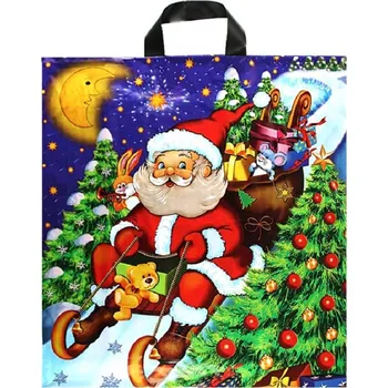 Taška PE s uchem 43 x 47cm/35 mc - Stromeček,Ježíšek