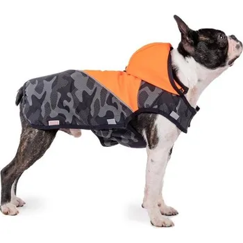 Obleček pro psa Obleček Vesta Splendor army-oranžová 65cm