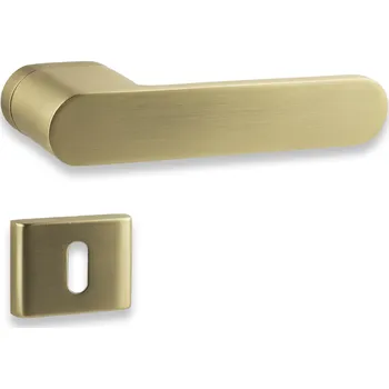 Dveřní kování Cobra klika na dveře OMEGA-S (zlatá) Provedení: BB (pokojový klíč)