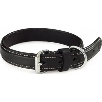 Obojek pro psa Camon KOŽENÝ OBOJEK LONDON 20x500 mm Černá